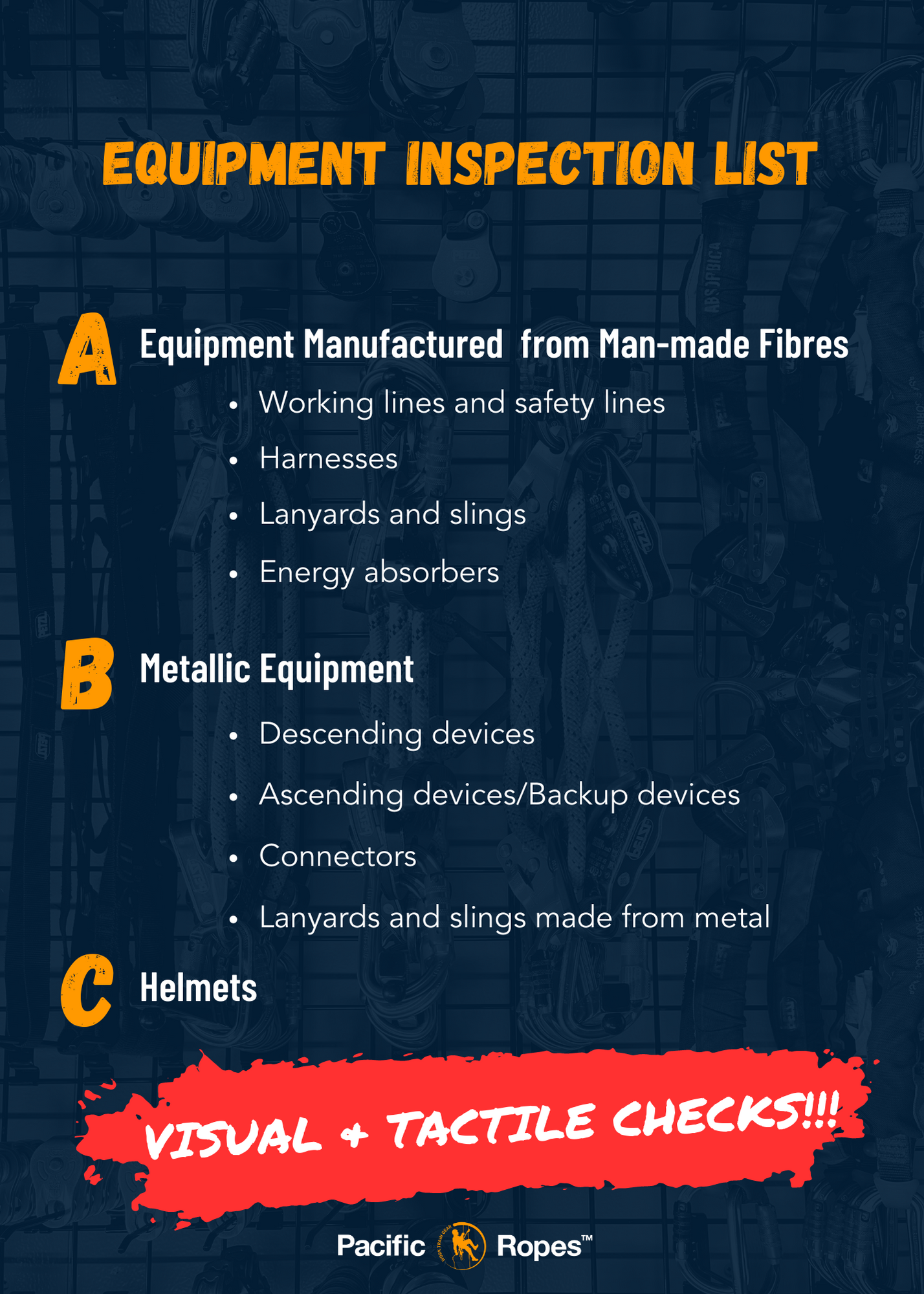 How Should I Inspect My Rope Access Equipment?