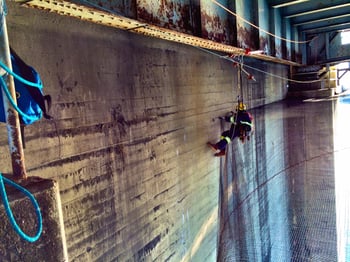 Burrard Bridge Netting 11 2015