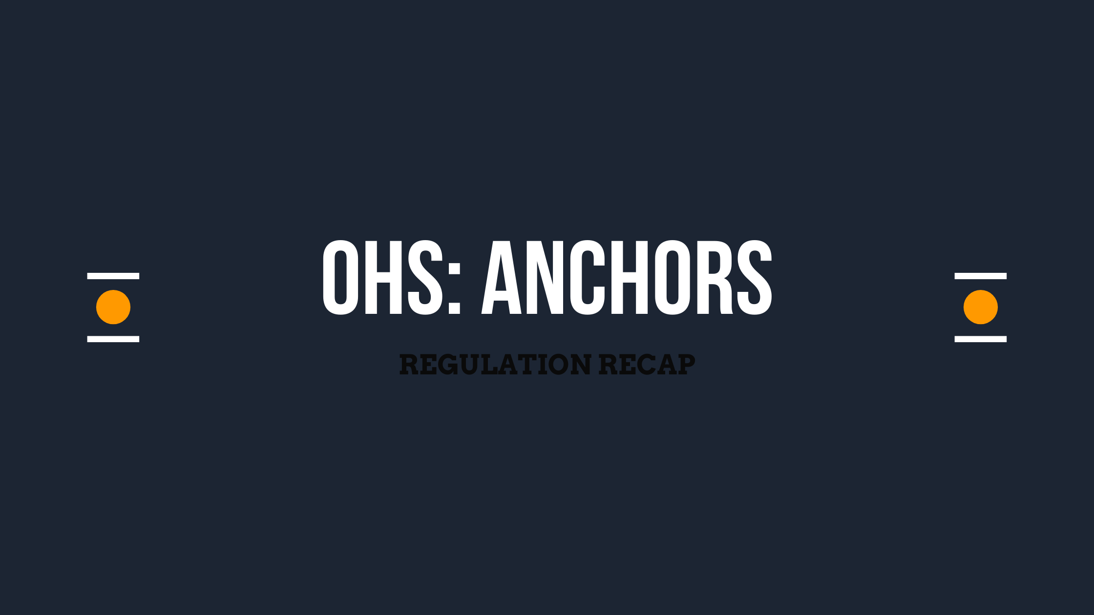 OHS_ Anchors