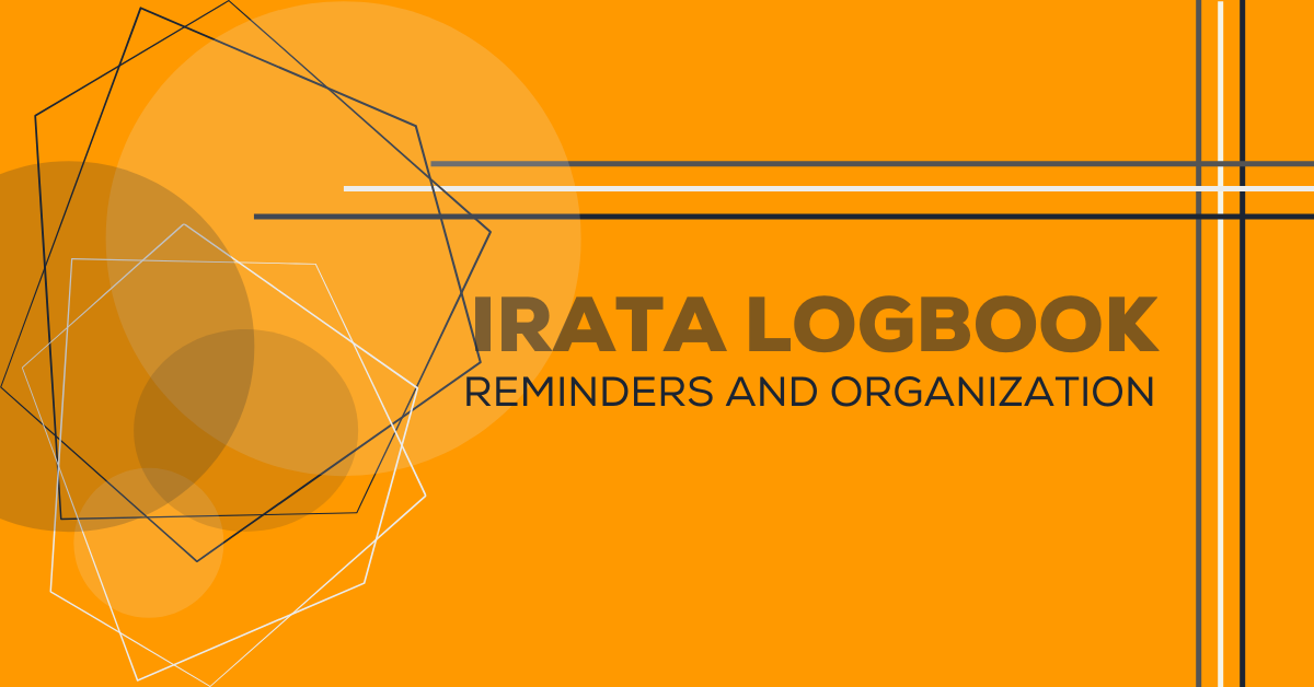 IRATA Logbook Reminders!